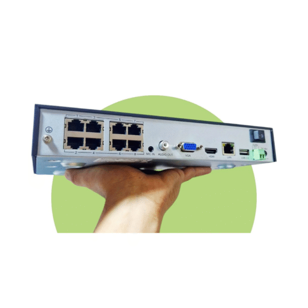TNY-NVR-10CH-8POE (2) NVR Tiandy Hibrido
